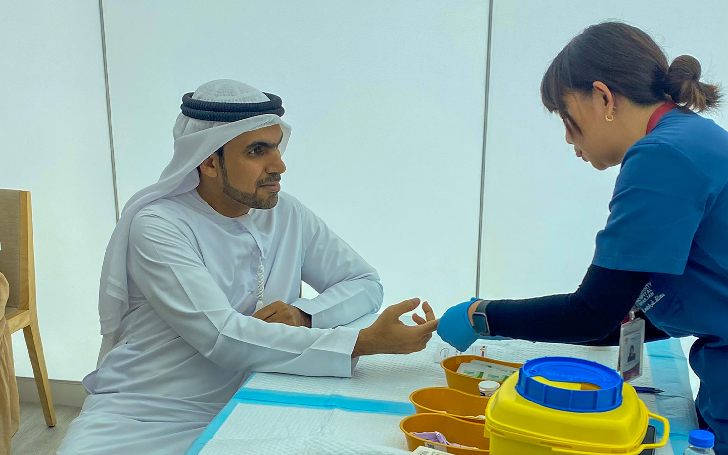 Health Event at the Department of Statistics and Community Development in Sharjah